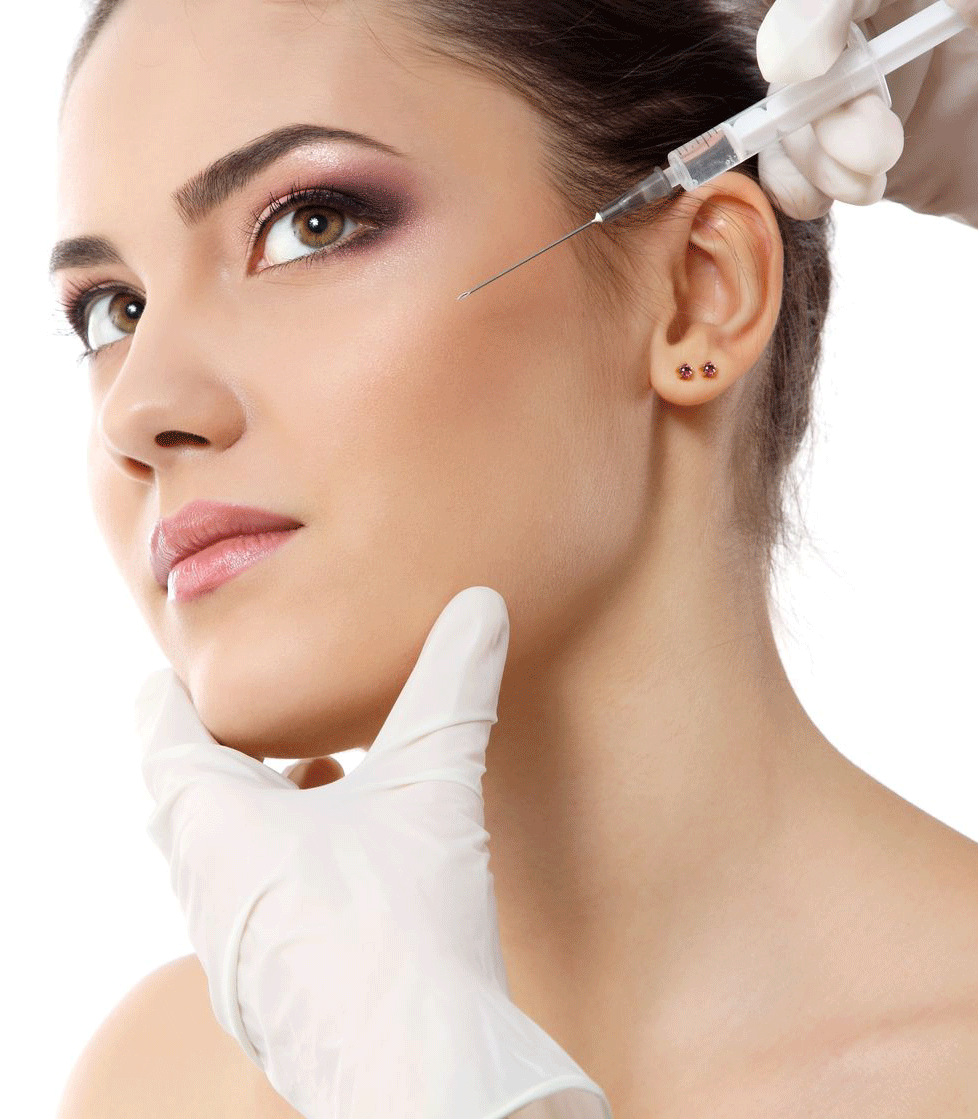 Woman with smooth, radiant skin after aesthetic treatment